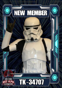 Welcome to the legion, TK-34707. The Empire wishes to congratulate this accomplishment.