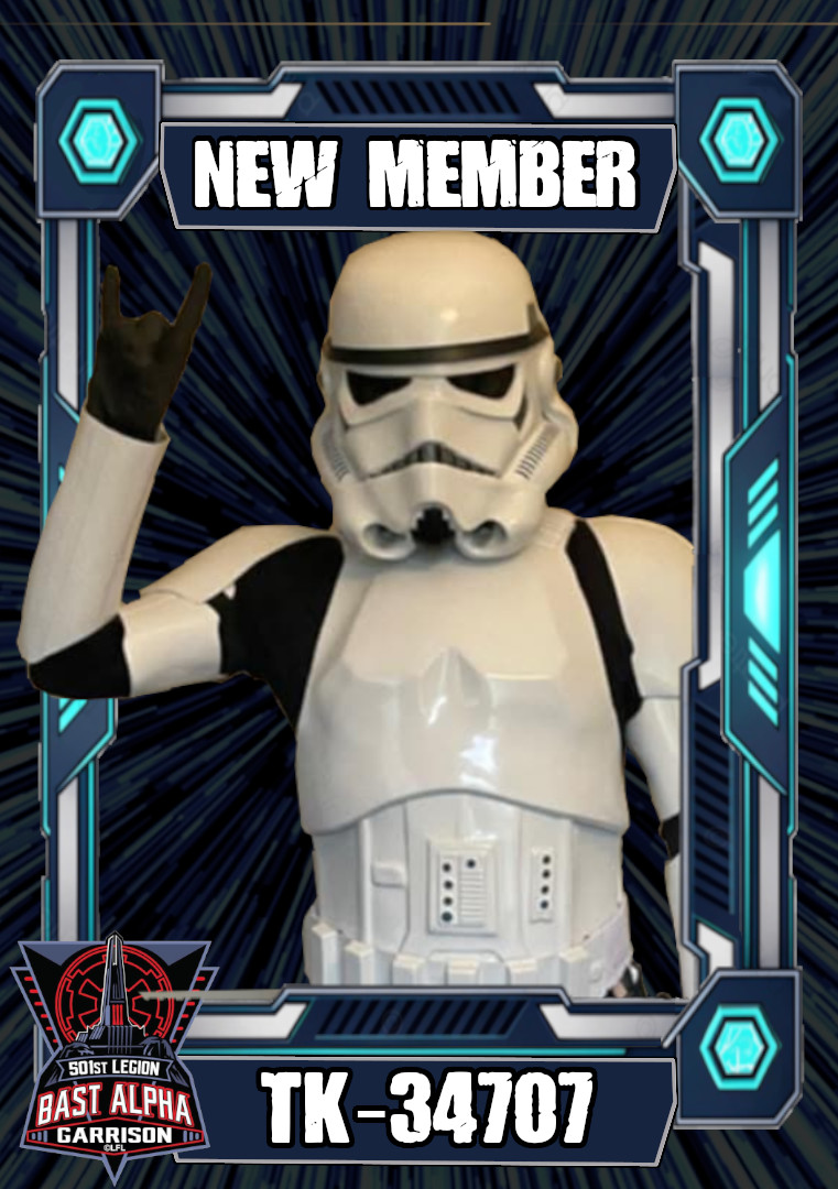 Welcome, TK-34707