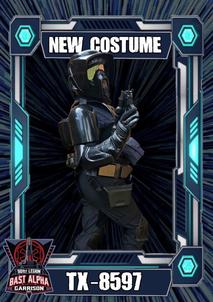 Congratulations TX-8597 on their most recent submission. The Empire is impressed with your work.